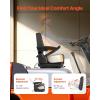imageVEVOR Universal Forklift Seat Tractor Suspension Seat with Adjustable Back Armrest ampamp Safety Belt Secure Fold Down Tractor Seat with Micro Switch Lawnmower Seat for Skid Loader Bulldozer