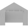 imageVEVOR Upgraded 10x20 FT Heavy Duty Carport Canopy with Rollup Windows AllSeason Portable Garage with Removable Sidewalls ampamp Doors 12 Stakes ampamp 12 Ropes Car Tent for Car Truck Boat EquipmentSidewall  Gray