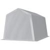 imageVEVOR Upgraded 10x20 FT Heavy Duty Carport Canopy with Rollup Windows AllSeason Portable Garage with Removable Sidewalls ampamp Doors 12 Stakes ampamp 12 Ropes Car Tent for Car Truck Boat EquipmentPE Carport with Sidewall  Gray