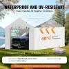 imageVEVOR Upgraded 10x20 FT Heavy Duty Carport Canopy with Rollup Windows AllSeason Portable Garage with Removable Sidewalls ampamp Doors 12 Stakes ampamp 12 Ropes Car Tent for Car Truck Boat EquipmentSidewall  White