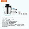 imageVEVOR Water Distiller 11 Gal Distilled Water Machine 750W Pure Water Distilling wBPA Free Plastic Container Water Distillation Kit wButton Countertop Distilled Water Maker for Home WhiteSilver