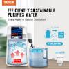 imageVEVOR Water Distiller 11 Gal Distilled Water Machine 750W Pure Water Distilling wBPA Free Plastic Container Water Distillation Kit wButton Countertop Distilled Water Maker for Home WhiteWhite