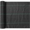 imageVEVOR Weed Barrier Landscape Fabric 3x300 FT Heavy Duty Garden Weed Fabric 32Oz Woven Weed Control Fabric Weed Blocker Mat Easy Setup Durable PP Gardening Fabric for Driveway Ground Cover Black3FT300FT32OZ
