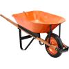 imageVEVOR Wheelbarrow Cart 5 Cu Ft Load ampamp 397 lbs Capacity 2 Wheels Garden Dump Cart Garden Wagon with Handle ampamp 10quot Wide Track Wheels Easy Loading Utility Yard Cart ampamp Wagons for Outdoor Lawn Yard5 Cu Ft Load  265 lbs
