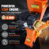 imageVEVOR Wood Chipper Shredder Mulcher 12 HP Heavy Duty Gas Powered 2 Max Diameter 420cc 86 kW Engine Woodchipper Fast Wood Chipping Chopping for Forestry Gardens Landscaping EPA Listed