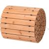 imageVEVOR Wooden Garden Pathway 8 ft L x 17 in W NonSlip Straight Garden Walkway Roll Out Cedar Outdoor Walkway Path with Wire Rope Connection Decorative Garden Paver for Backyard Wedding Party16ft17in