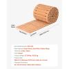 imageVEVOR Wooden Garden Pathway 8 ft L x 17 in W NonSlip Straight Garden Walkway Roll Out Cedar Outdoor Walkway Path with Wire Rope Connection Decorative Garden Paver for Backyard Wedding Party16ft17in