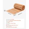 imageVEVOR Wooden Garden Pathway 8 ft L x 17 in W NonSlip Straight Garden Walkway Roll Out Cedar Outdoor Walkway Path with Wire Rope Connection Decorative Garden Paver for Backyard Wedding Party8ft17in