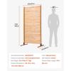 imageVEVOR Wooden Privacy Screen36quot W x 73quot H Outdoor Privacy Screen Freestanding Wood Privacy Panel with StandOutdoor Divider for Balcony Patio Lawn Garden