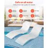 imageVEVOR inPool Lounge Chairs Set of 2 Chaise Lounger Inside Lounge Chairs for up to 5quot Water Depths Fixed in Pools ampamp Floating on Water Suitable for All Pool Types Poolside ampamp Sun Deck Tanning