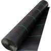 imageHappybuy Weed Barrier Landscape Fabric Heavy Duty 4FTx250FT Geotextile Fabric 5Oz Woven Weed Block Gardening Mat Garden Weed Fabric Good Permeability for Flower Bed Driveway Fabric Ground Cover13FTx108FT5OZ