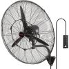 imageVEVOR 18 Inch Wall Mount Fan 3speed IP44 Waterproof Max 4150 CFM Wall Mounted Fan for Outdoor Commercial Residential Greenhouse Workshop Patio Black ETL Listed30 Inch