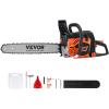 imageVEVOR 20inch 62CC Gas Powered Chainsaw 38 HP 2 Stroke Engine Gas Power Chainsaws with NonSlip Handle Gas Chainsaws with Dual Fuel Tanks For Wood Cutting Tree Trimming and Land Clearing52CC 18inch