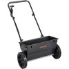 imageVEVOR Broadcast Spreader 60LBS Capacity WalkBehind Push Spreader 098 ft Spreading Width 10 in All Terrain Pneumatic Tires Lawn Spreaders with Hopper Grate for Seed Fertilizer Ice Melt50LB