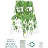 imageVEVOR Cucumber Trellis for Climbing Plants39quot H x 32quot W Foldable Cucumber Trellis Set with Twist Ties Metal Garden Trellis for Raised Bed Outdoor Plant Grow Support for Tomato Vegetable2 Pack39 W x 32 L