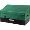 imageVEVOR Deck Box 120 Gallon Outdoor Storage Box 563quot x 266quot x 238quot Waterproof PP Deckbox with Aluminum Alloy Padlock for Patio FurnitureGarden Tools Outdoor Cushions Gray100gal PE