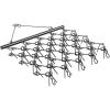 imageVEVOR Drag Harrow 4 x 5 ft Chain Harrow  Made from Q235 Steel UTV Tractor Attachments for Landscape Leveling or Sod Prepping Durable Harrow Rake for Gravel Driveway Farm Field Garden Black58x48