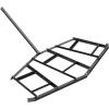 imageVEVOR Drag Harrow 74quot Width Tow Behind Drag Harrow Q235 Steel Driveway Grader with Adjustable Bars ampamp Pin Hitch Support up to 50 lbs Tractor Driveway Harrow for ATVs UTVs Garden Lawn Tractors84