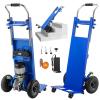 imageVEVOR Electric Stair Climbing Dolly 880lbs Electric Stair Climbing Hand Trucks with 1575in Rope ampamp Extendable Handle Heavy Duty Stair Climber for Warehouse Logistics Moving FurnitureBlueBlue