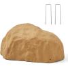 Irregular oval/small size/sandy yellow