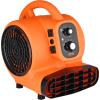 imageVEVOR Floor Blower 1560 RPM 4000 CFM Air Mover for Drying and Cooling Portable Carpet Dryer Fan with 3 Blowing Angles Timer 3Speeds Adjustment for Janitorial Home Commercial Use1000 CFM