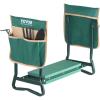 imageVEVOR Folding Garden Kneeler and Seat Heavy Duty Widened 8quot EVA Foam Pad Portable Garden Stool with Tool Bags Gardening Bench to Relieve Knee ampamp Back Pain Great Gifts for Seniors Women ParentsGreen