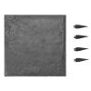imageVEVOR Garden Stepping Stones 8Pcs 155 x 155 in Decorative Stepping Stones with Stakes WeatherResistant Plastic Pathway Pavers Smooth Surface Outdoor Walkway for Lawn Patio Landscape BeigeGrey
