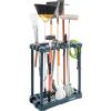 imageVEVOR Garden Tool Organizer 10 Slots Yard Tool Tower Rack for Garage Organization and Storage Hold LongHandled ToolRakeBroomShovel PP Garden Tool Stand Holder Organizer for Yard Shed Outdoor