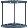 imageVEVOR Garden Tool Organizer 19 Slots Yard Tool Tower Rack for Garage Organization and Storage Hold LongHandled ToolRakeBroomShovel PP Garden Tool Stand Holder Organizer for Yard Shed Outdoor