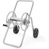 imageVEVOR Hose Reel Cart Hold Up to 300 ft of 58 Hose Garden Water Hose Carts Mobile Tools with 4 Wheels Heavy Duty PowderCoated Steel Outdoor Planting with Storage Basket for Garden Yard Lawn175 ft