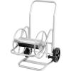 imageVEVOR Hose Reel Cart Hold Up to 300 ft of 58 Hose Garden Water Hose Carts Mobile Tools with 4 Wheels Heavy Duty PowderCoated Steel Outdoor Planting with Storage Basket for Garden Yard Lawn200 ft