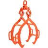 imageVEVOR Log Lifting Tongs 36in 4 Serrated Claw Hook Log Tongs Heavy Duty Steel Swivel Dragging Tongs 3300LBS Log Grapple with Handles Lumber Log Skidding Tongs for Tractors Trucks Forklifts ATVs4 Serrated Claw