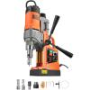 imageVEVOR Magnetic Drill 1450W Motor 16 in Boring Diameter 2810 lbf Portable Electric Mag Drill Press with 2 Coring Bits Variable Speed Drilling Machine for Metal Surface Home Improvement IndustryW 157 2pcs  Tapping NEW