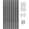 imageVEVOR Metal Landscape Edging 8 Packs 72 in RustResistant Aluminum Alloy Landscape Edging Bendable Garden Edging Border Heavy Duty Lawn Edging Fence for Flower Bed Yard Pathway8 Packs 72 in