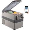 imageVEVOR NLS45 12 Volt Car Refrigerator Fridge 32 L Dual Zone Portable Freezer 468 Adjustable Range 1224V DC and 100240V AC Compressor Cooler for Outdoor Camping RV Bule and greySingle Zone 48QT