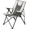 imageVEVOR Rocking Camping Chair Portable Folding Rocker HeavyDuty Lawn Chair Recliner with Cupholder ampamp Pocket Supports 225lbs Fully Padded Camp Chairs for Outdoor Patio Backyard Porch GardenHeatedStandard