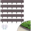 imageVEVOR Steel Landscape Edging 5 Packs 39 x 3 in RustResistant Metal Landscape Edging Bendable Garden Edging Border Heavy Duty Lawn Edging EasytoInstall Flower Bed Yard Pathway Divider Black39 L x 4 H