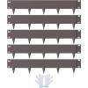 imageVEVOR Steel Landscape Edging 5 Packs 39 x 3 in RustResistant Metal Landscape Edging Bendable Garden Edging Border Heavy Duty Lawn Edging EasytoInstall Flower Bed Yard Pathway Divider Black39 L x 3 H