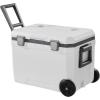 imageVEVOR UltraLight Hard Cooler Ice Retention Cooler with Heavy Duty Handle Ice Chest Lunch Box for Camping Travel Outdoor Keeps Cool for up to 6 Days 30 Lighter Than Rotomolded Coolers45QT with wheels