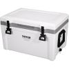 imageVEVOR UltraLight Hard Cooler Ice Retention Cooler with Heavy Duty Handle Ice Chest Lunch Box for Camping Travel Outdoor Keeps Cool for up to 6 Days 30 Lighter Than Rotomolded Coolers52 QT