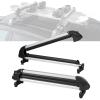 imageVEVOR Universal Car Roof Rack  Fit Most Crossbars Carry up to 6 Pairs of Skis or 4 Snowboards Aluminum Snowboard Ski Rack with Lock ampamp Rubber Padding