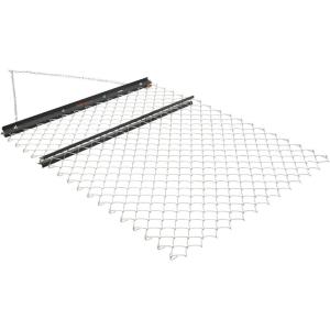 imageVEVOR Drag Harrow 4 x 5 ft Chain Harrow  Made from Q235 Steel UTV Tractor Attachments for Landscape Leveling or Sod Prepping Durable Harrow Rake for Gravel Driveway Farm Field Garden Black4 x 5 ft