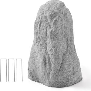 imageVEVOR Faux Rock Cover Outdoor Fake Rock Well Pump Cover Realistic Natural Texture Lightweight ampamp WeatherResistant Artificial Boulder for Landscaping Garden Yard Dcor Sandy Brown Small SizeIrregular coneMedium sizelight grey