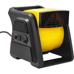 imageVEVOR Floor Blower 1560 RPM 4000 CFM Air Mover for Drying and Cooling Portable Carpet Dryer Fan with 3 Blowing Angles Timer 3Speeds Adjustment for Janitorial Home Commercial Use600 CFM