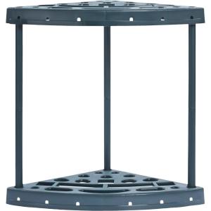 imageVEVOR Garden Tool Organizer 19 Slots Yard Tool Tower Rack for Garage Organization and Storage Hold LongHandled ToolRakeBroomShovel PP Garden Tool Stand Holder Organizer for Yard Shed Outdoor