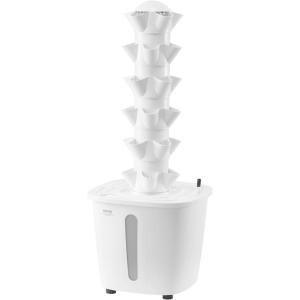imageVEVOR Hydroponic Growing System with Grow Light 30 Pods Vertical 6 Tiers Hydroponic Tower Home Hydronic Garden with Water Pump Plants Germination Kit for Indoor Herbs Fruits and Vegetables6 Tiers30 PodsNo Grow Light