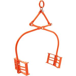 imageVEVOR Log Lifting Tongs 36in 4 Serrated Claw Hook Log Tongs Heavy Duty Steel Swivel Dragging Tongs 3300LBS Log Grapple with Handles Lumber Log Skidding Tongs for Tractors Trucks Forklifts ATVsRock Tongs