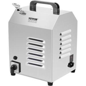 imageVEVOR Manual Meat Mixer 15 Pound Capacity Tank Meat Processing Equipment Stainless Steel Meat Mixer Sausage Mixer Machine with Lid and Handle Ground Beef Hand Mixer SilverCT12