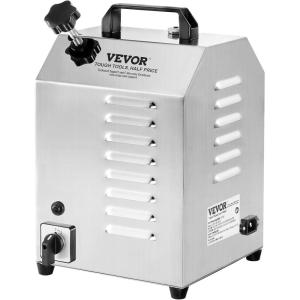 imageVEVOR Manual Meat Mixer 15 Pound Capacity Tank Meat Processing Equipment Stainless Steel Meat Mixer Sausage Mixer Machine with Lid and Handle Ground Beef Hand Mixer SilverCT22