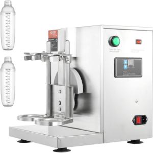 imageVEVOR Milk Tea Shaker Electric Milk Tea Maker Machine 0180s Adjustable Milk Tea Shake Mixer Machine with 750ML Stainless Steels Cup for Bubble Tea Boba Tea Juice Coffee Milk WineDouble 1000ML